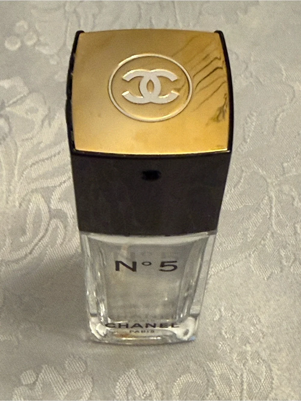 CHANEL N°5 Empty Perfume Bottle with Black Cap